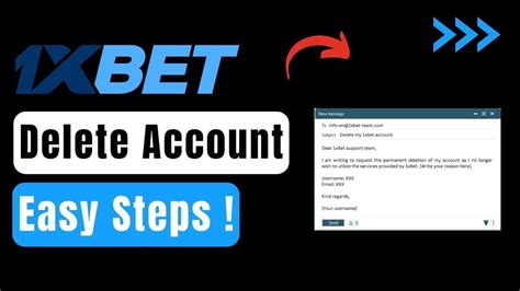 1xbet account delete